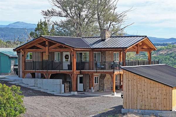 37 Acres of Recreational Land with Home for Sale in Collbran, Colorado