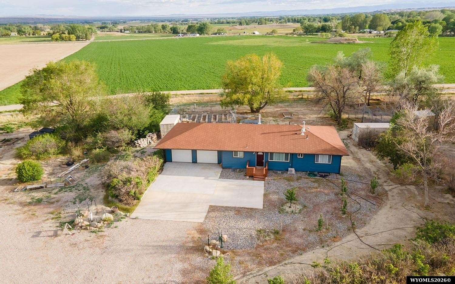 1.6 Acres of Land with Home for Sale in Riverton, Wyoming
