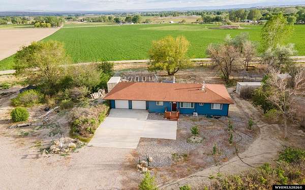 1.6 Acres of Land with Home for Sale in Riverton, Wyoming