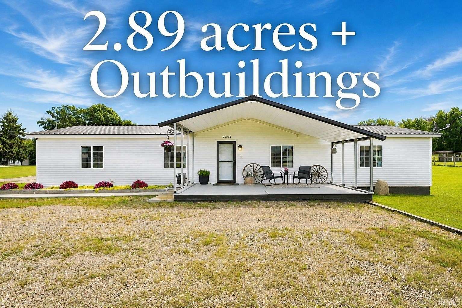 2.89 Acres of Land with Home for Sale in Warsaw, Indiana