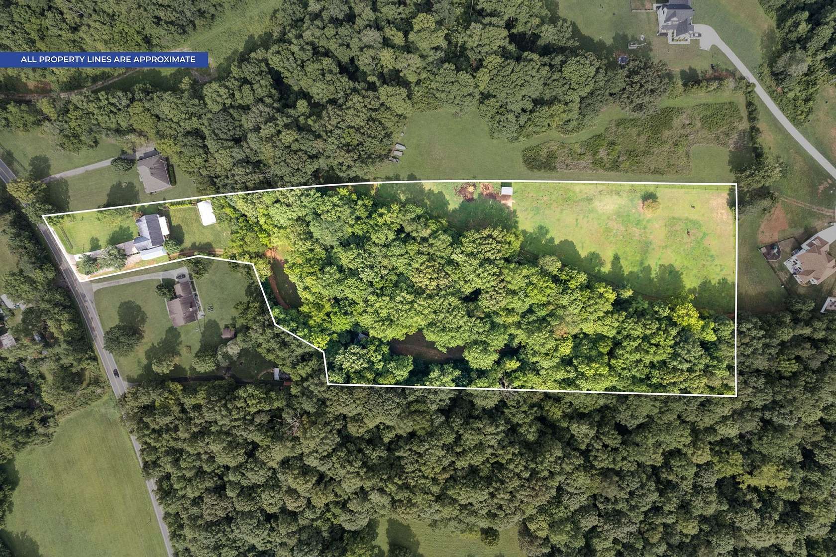6.52 Acres of Land with Home for Sale in Clarksville, Tennessee