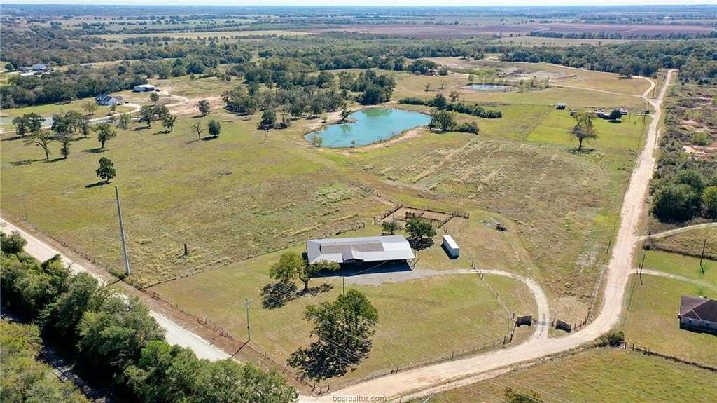 10 Acres of Land with Home for Sale in Navasota, Texas