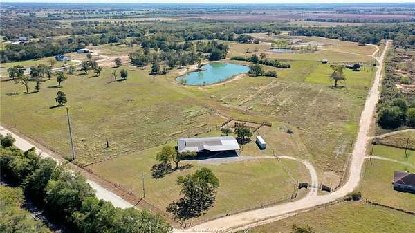 10 Acres of Land with Home for Sale in Navasota, Texas