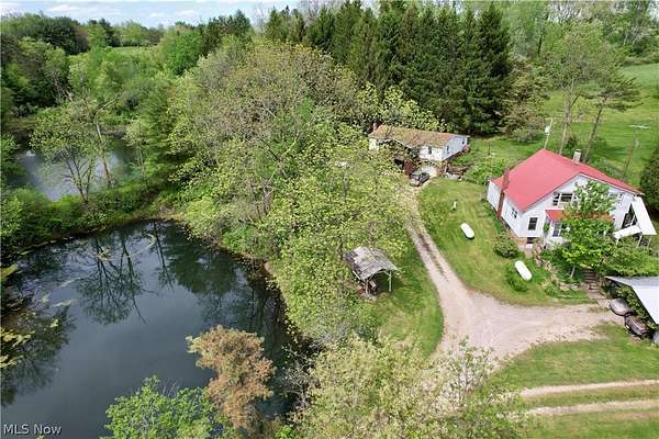 114 Acres of Land with Home for Sale in Carrollton, Ohio