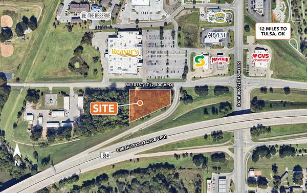 1 Acre of Land for Sale in Jenks, Oklahoma