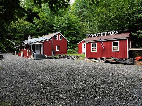 66.6 Acres of Recreational Land with Home for Sale in Gilbertsville, New York