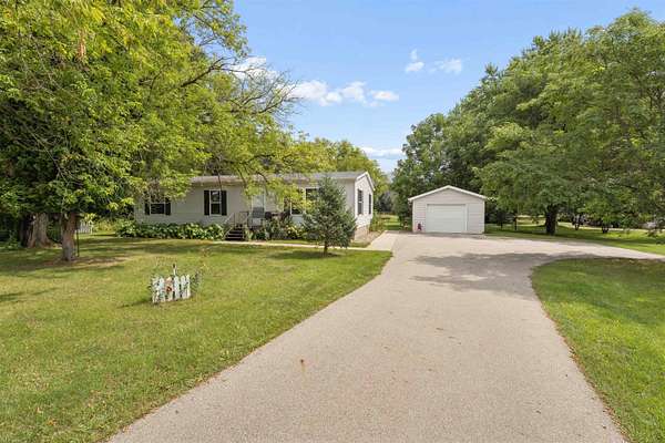 2 Acres of Land with Home for Sale in New London, Wisconsin