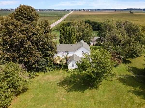 80 Acres of Agricultural Land with Home for Auction in Clinton, Wisconsin
