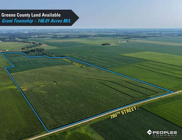 146 Acres of Land for Sale in Jefferson, Iowa