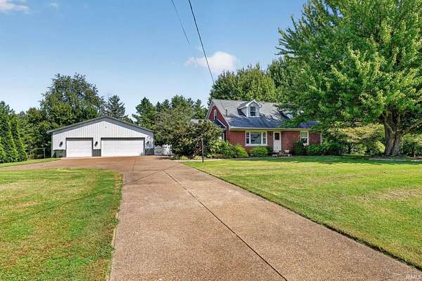 1.5 Acres of Land with Home for Sale in Evansville, Indiana