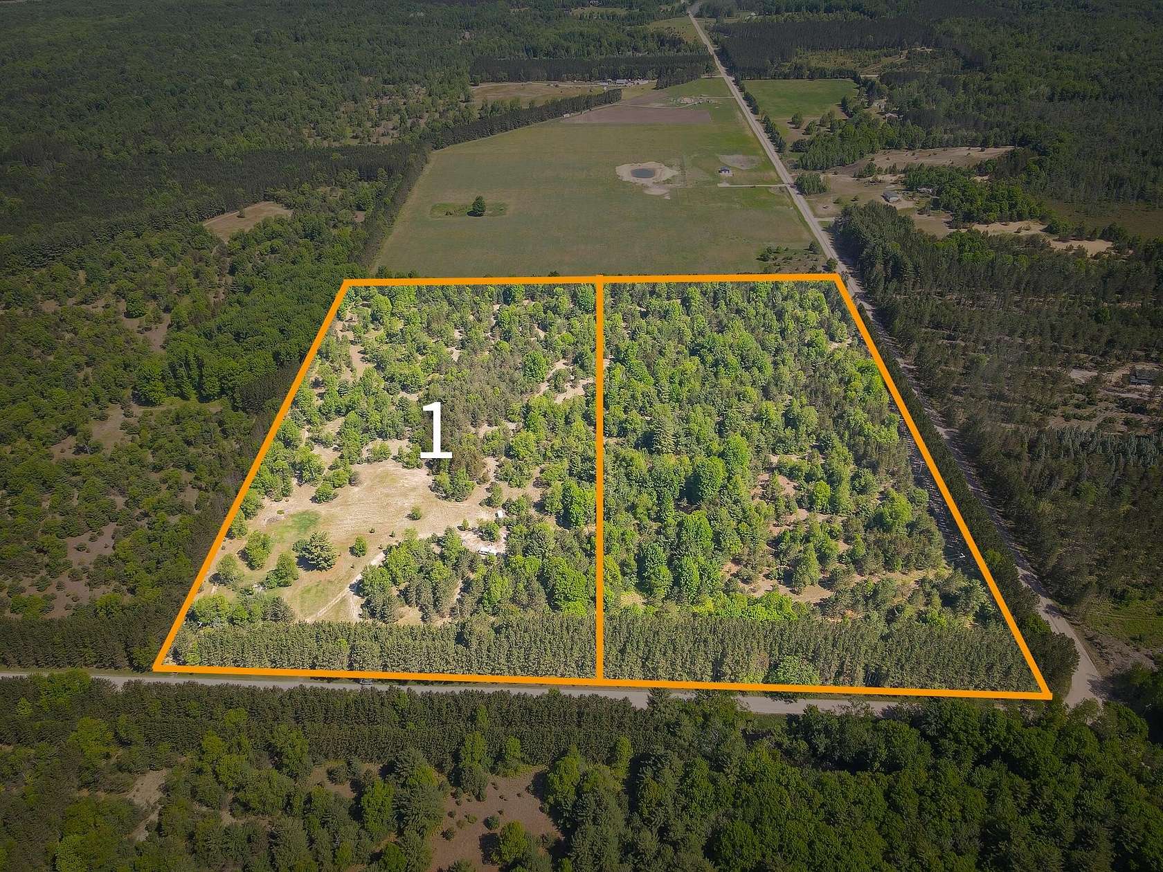 20 Acres of Recreational & Residential Land for Sale in Kaleva, Michigan