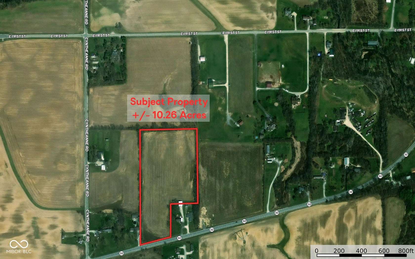 10.3 Acres of Land for Sale in Noblesville, Indiana