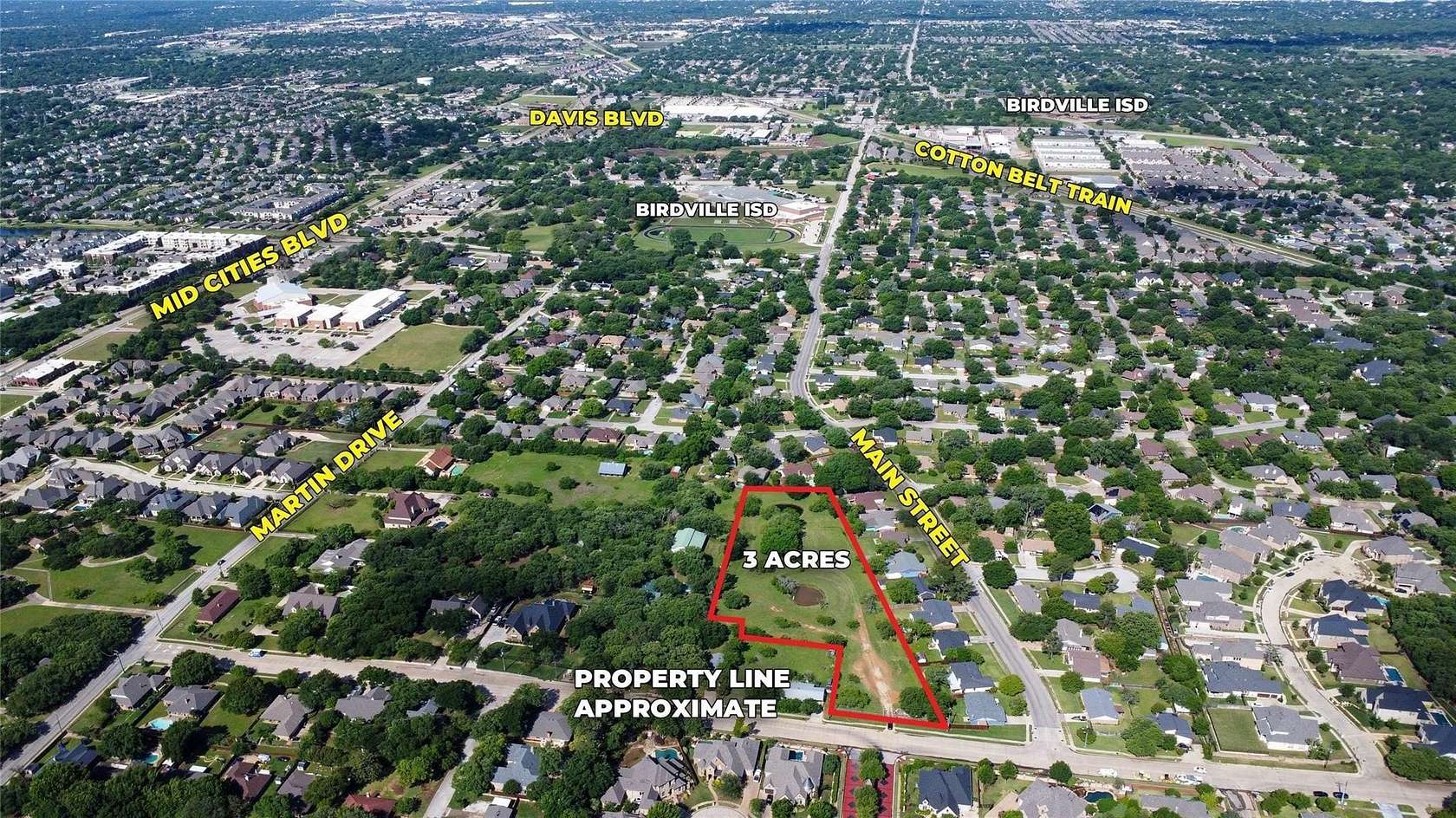 3 Acres of Residential Land for Sale in Fort Worth, Texas