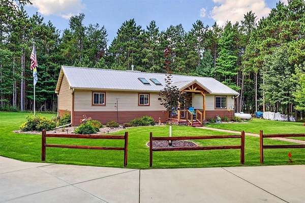 2.85 Acres of Land with Home for Sale in Nekoosa, Wisconsin