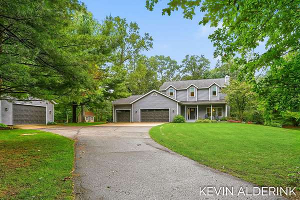 2.9 Acres of Land with Home for Sale in Hamilton, Michigan