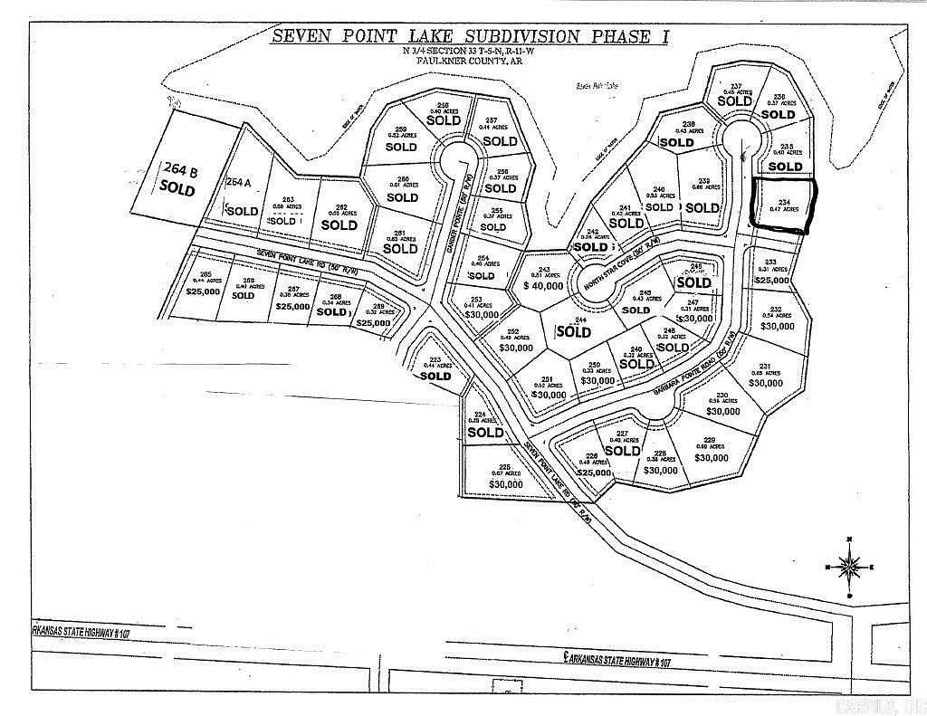 0.47 Acres of Land for Sale in Vilonia, Arkansas