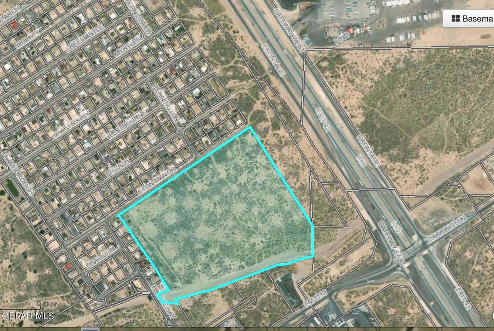 52.4 Acres of Land for Sale in El Paso, Texas
