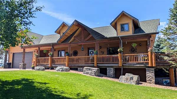 48.4 Acres of Agricultural Land with Home for Sale in Columbia Falls, Montana