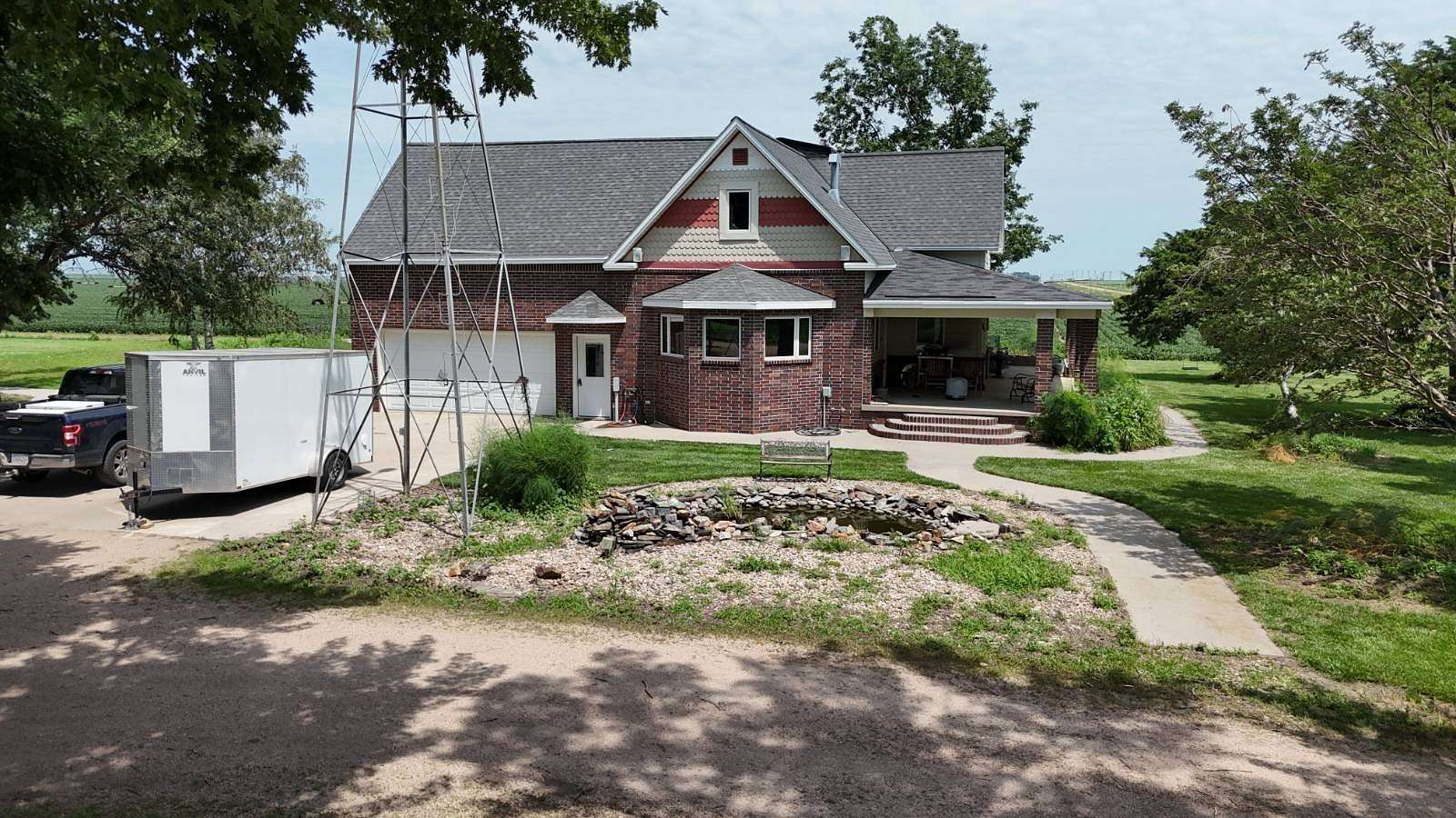3.36 Acres of Land with Home for Sale in Aurora, Nebraska