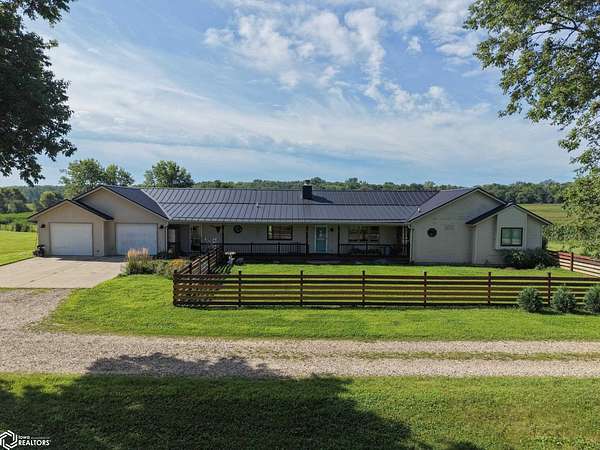 33.2 Acres of Land with Home for Sale in Iowa Falls, Iowa