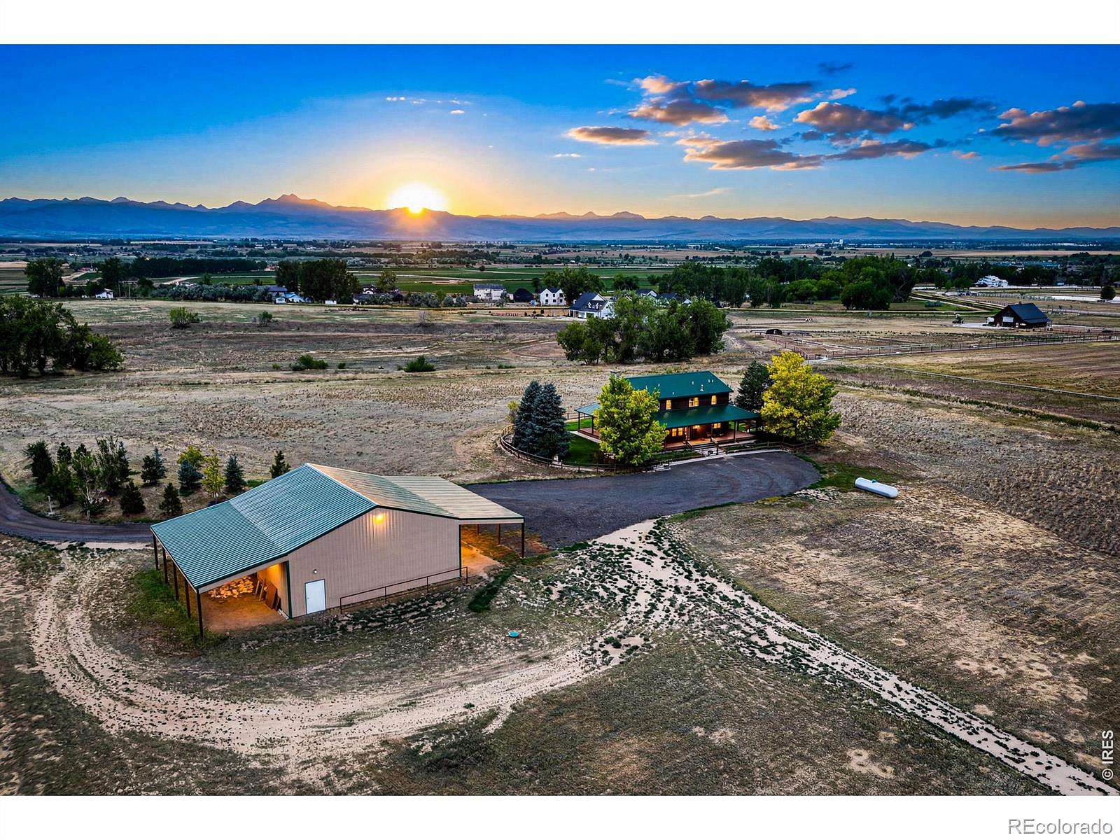 17.6 Acres of Land with Home for Sale in Erie, Colorado