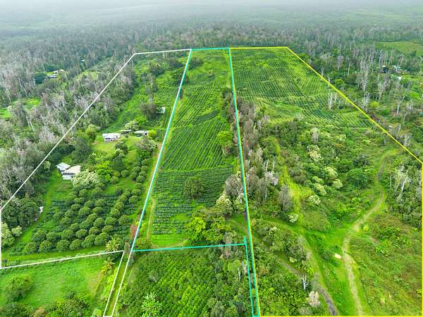78.6 Acres of Recreational Land with Home for Sale in Captain Cook, Hawaii
