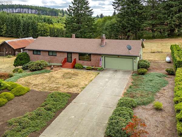 37.8 Acres of Land with Home for Sale in North Plains, Oregon