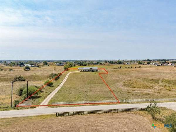 3.11 Acres of Land with Home for Sale in Shiner, Texas
