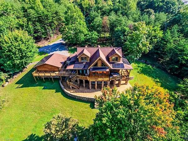 3.38 Acres of Land with Home for Sale in Traphill, North Carolina
