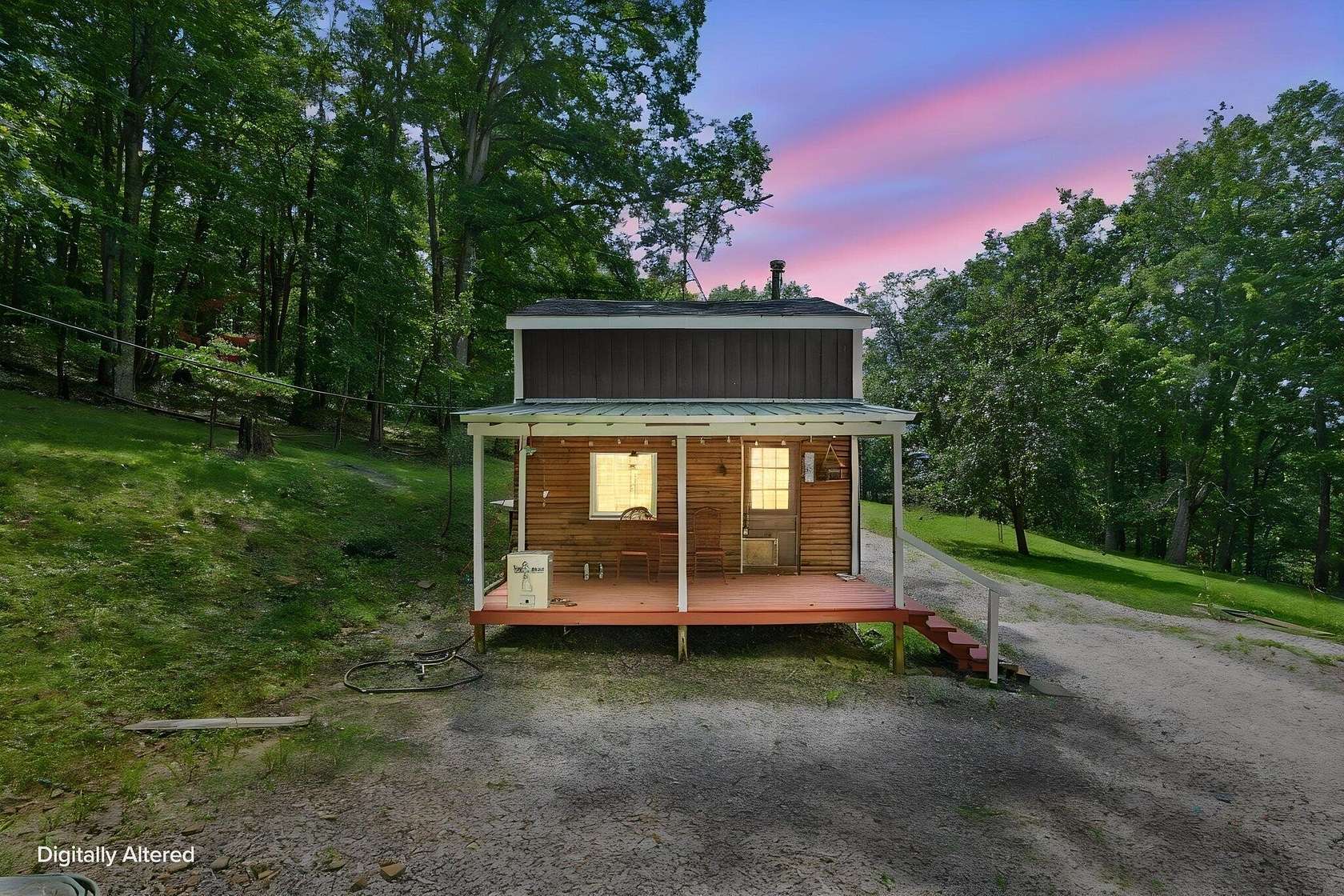 12.3 Acres of Recreational Land with Home for Sale in Beaver, Ohio