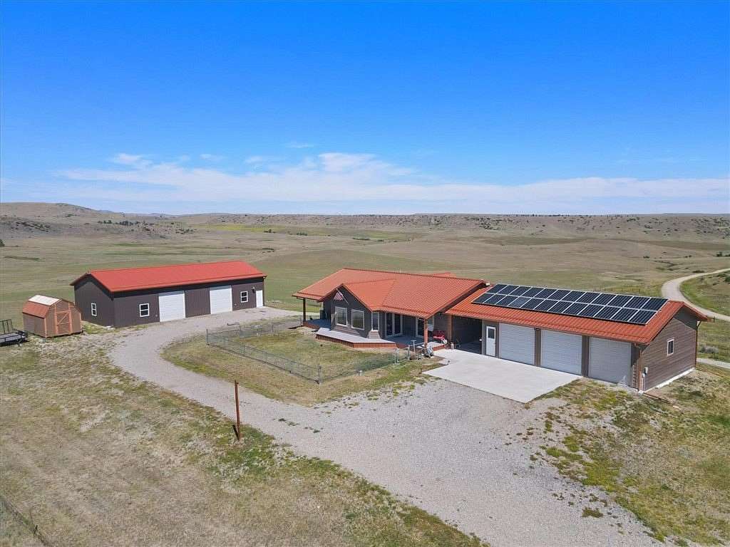 4.44 Acres of Land with Home for Sale in Fishtail, Montana