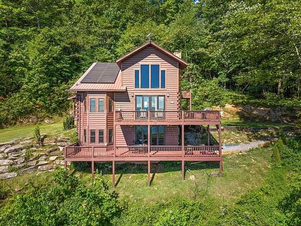 5.59 Acres of Land with Home for Sale in Bryson City, North Carolina