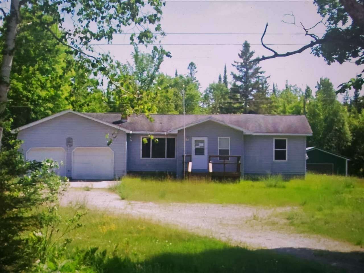 20 Acres of Recreational Land with Home for Sale in Gould City, Michigan