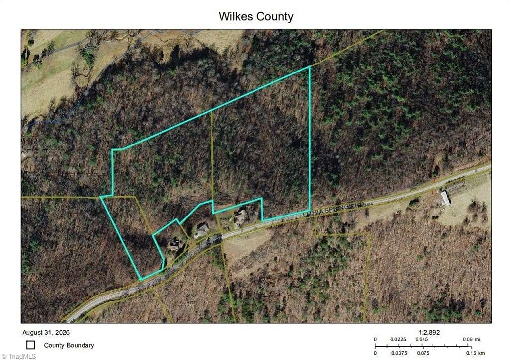 13.5 Acres of Recreational & Residential Land for Sale in Moravian Falls, North Carolina