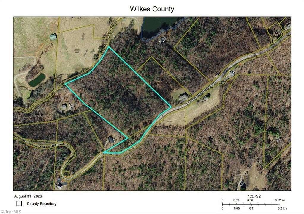 14.5 Acres of Land for Sale in Moravian Falls, North Carolina