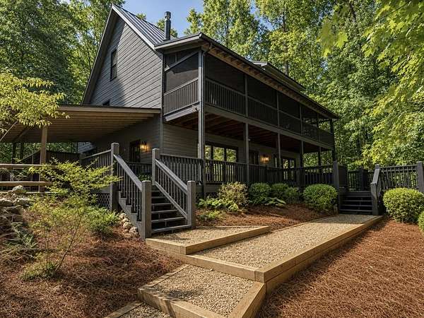 4.5 Acres of Land with Home for Sale in Ellijay, Georgia