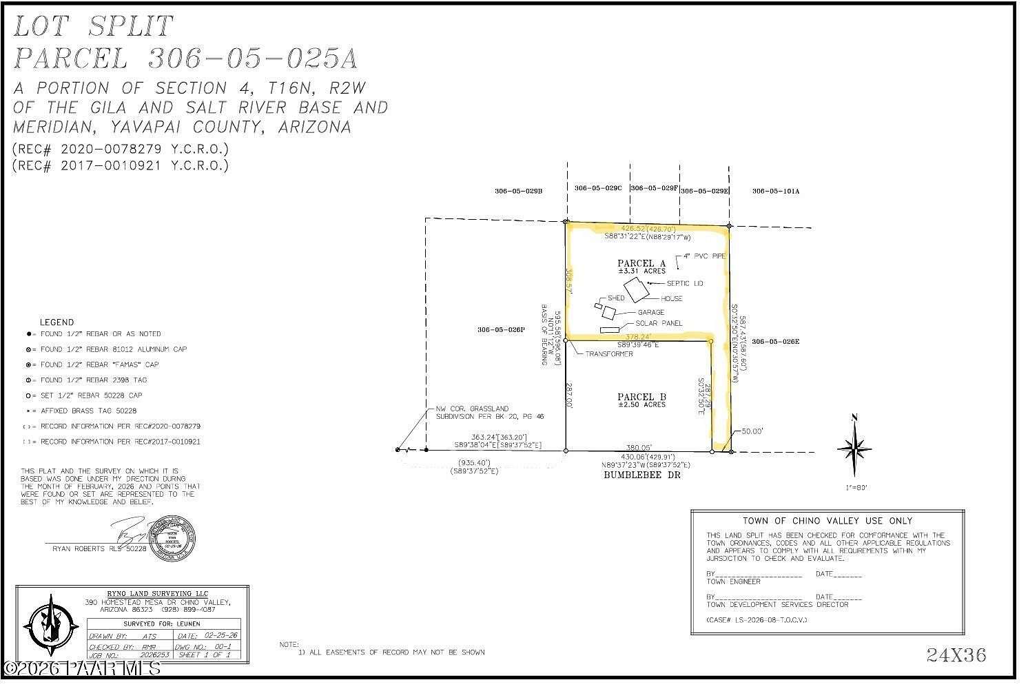 2.5 Acres of Land for Sale in Chino Valley, Arizona