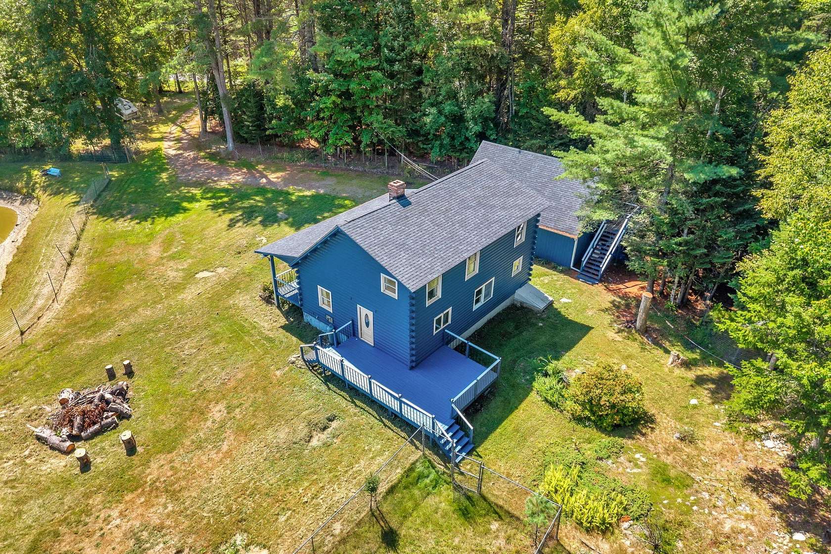 10.8 Acres of Land with Home for Sale in Bucksport, Maine