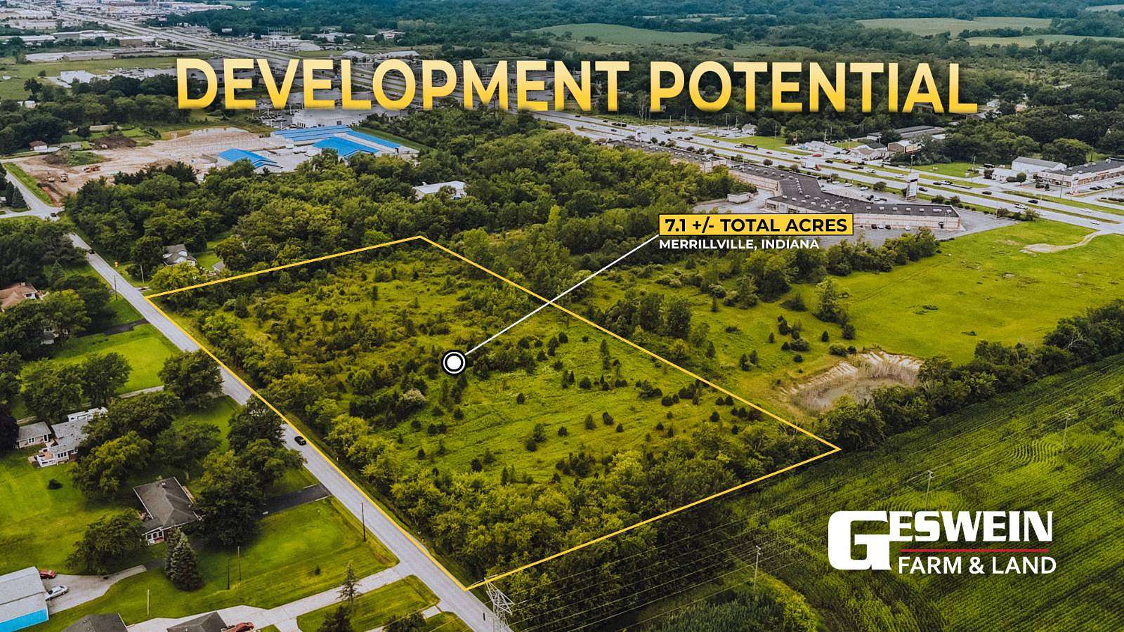 7.1 Acres of Residential Land for Sale in Merrillville, Indiana