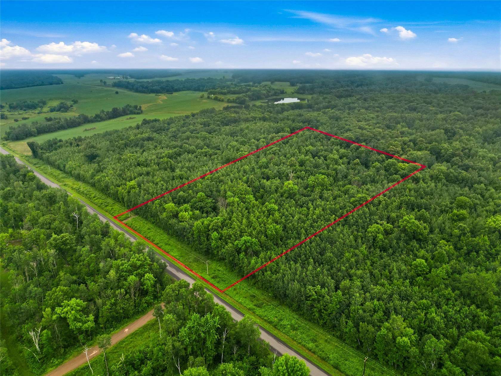 18.8 Acres of Recreational & Residential Land for Sale in Clayton, Wisconsin