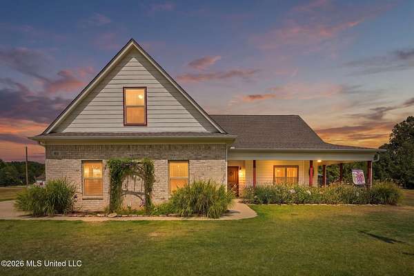 3.6 Acres of Land with Home for Sale in Coldwater, Mississippi