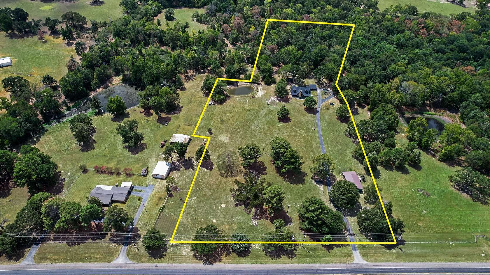7.28 Acres of Land with Home for Sale in Canton, Texas