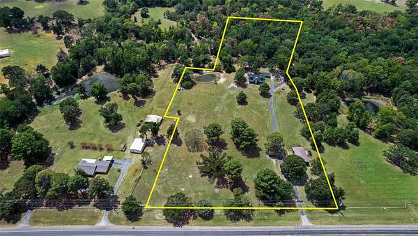 7.28 Acres of Land with Home for Sale in Canton, Texas