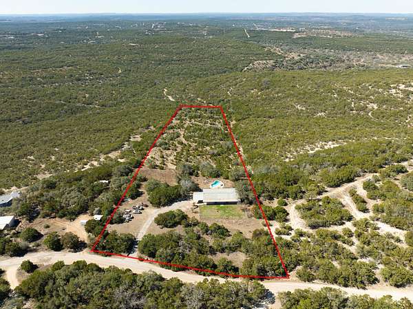 10 Acres of Land with Home for Sale in Dripping Springs, Texas