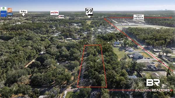 3.25 Acres of Mixed-Use Land for Sale in Foley, Alabama