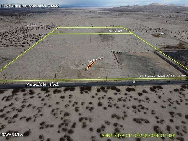 38.9 Acres of Agricultural Land for Sale in Littlerock, California