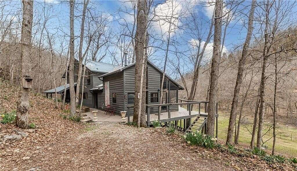 18.2 Acres of Recreational Land with Home for Sale in Seligman, Missouri
