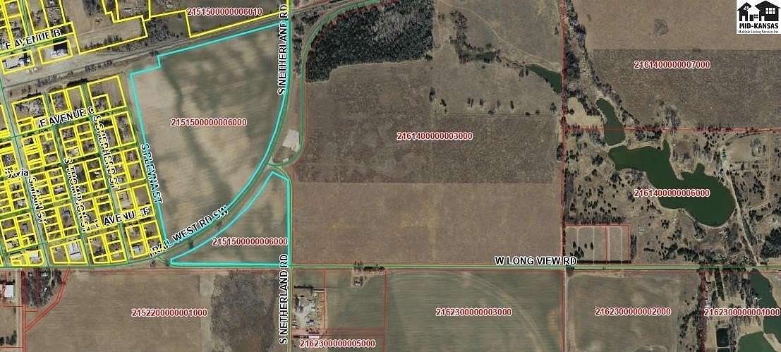 60.4 Acres of Agricultural Land for Auction in Sylvia, Kansas