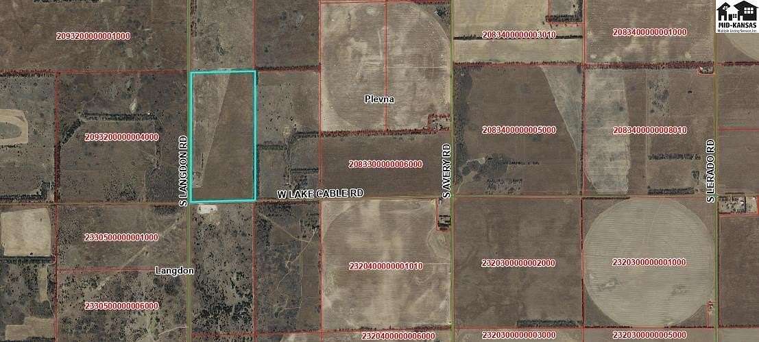 76.6 Acres of Agricultural Land for Auction in Plevna, Kansas
