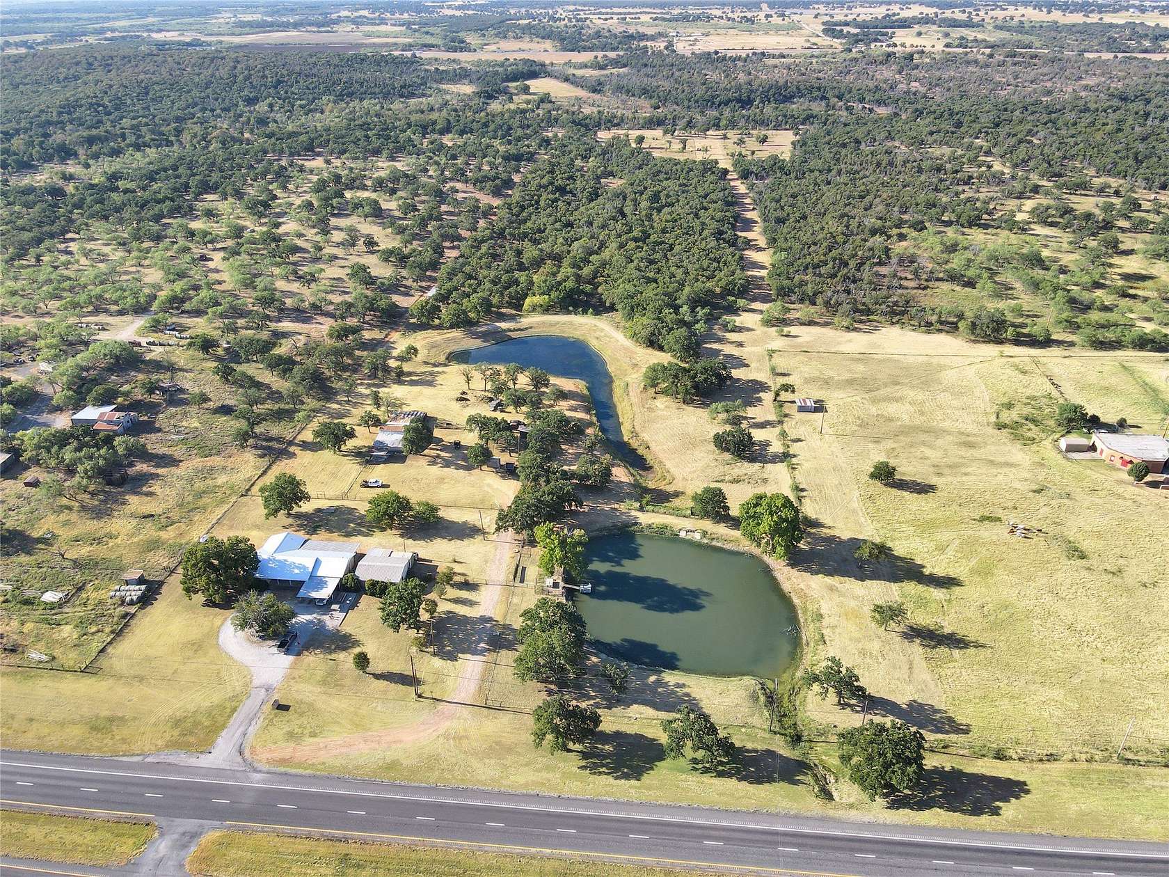 42.5 Acres of Recreational Land with Home for Sale in Cisco, Texas